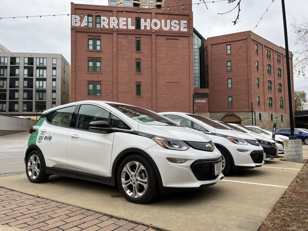 Evie has an all electric fleet